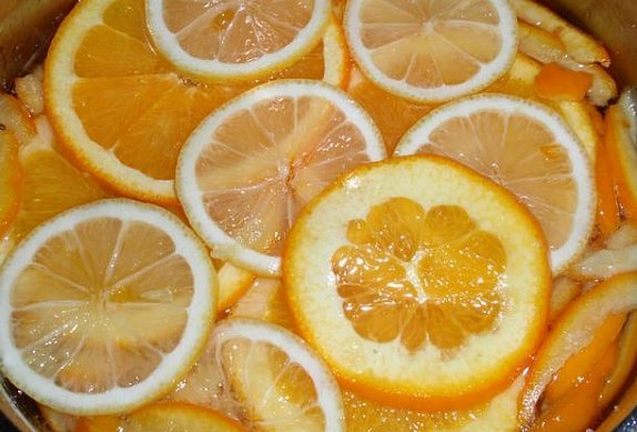 Kandovaná pomerančová (citronová) kůra
