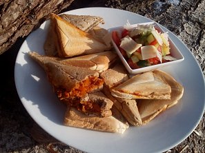 Tousty s masovou směsí