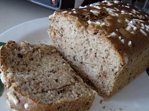 Nízkotučný banánový chlebíček