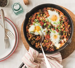 Hrášková šakšuka