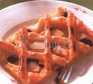 Mřížkový koláč s jablky