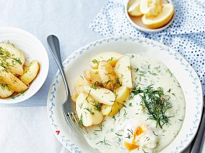 Koprová omáčka se ztraceným vejcem