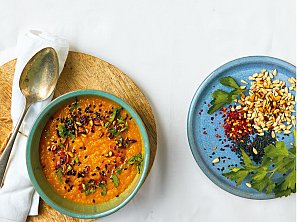 Polévka z pečené zeleniny