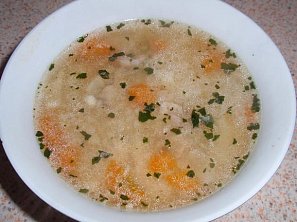 Krupičkové nočky do polévky