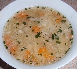 Krupičkové nočky do polévky