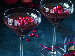 Čokoládový krém s granátovým jablkem