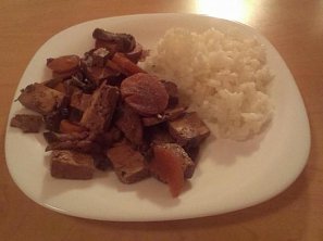 Kuřecí nudličky s tofu Kuřecí nudličky s tofu