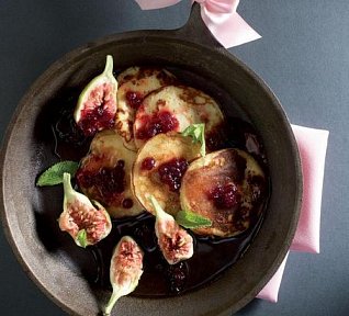 Celozrnné lívanečky s fíky