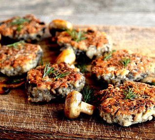 Sekané houbové řízky