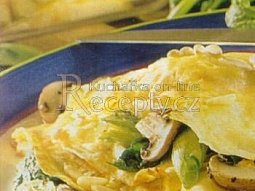 Zeleninové omelety se šunkou