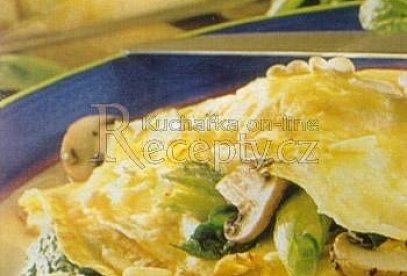 Zeleninové omelety se šunkou