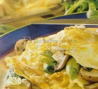 Zeleninové omelety se šunkou