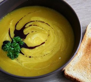 Dýňová polévka Hokaido