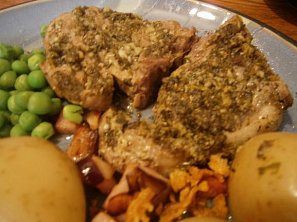 Jehněčí kotlety - grilované