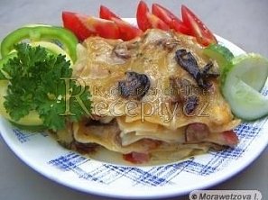 Houbové lasagne Houbové lasagne