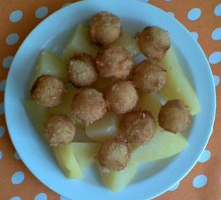 Sýrové kuličky-smažené