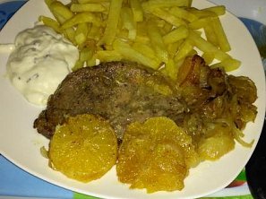 Kotlety na pomerančích Kotlety na pomerančích