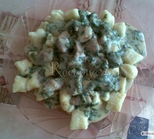 Gnocchi s listovým špenátem Gnocchi s listovým špenátem