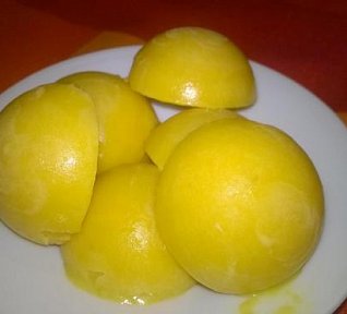 Mražené mangové bonbony Mražené mangové bonbony