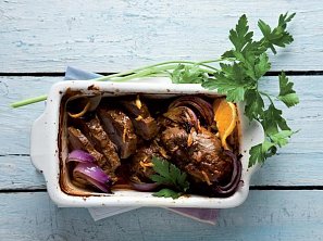 Vepřové na pomerančích