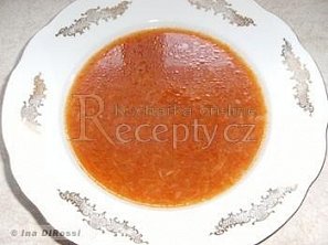 Jednoduchá rajská polévka Jednoduchá rajská polévka