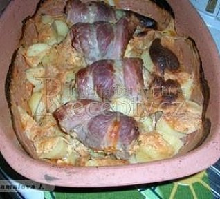 Vepřové závitky v římském hrnci