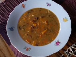 Dýňová polévka ala bramboračka