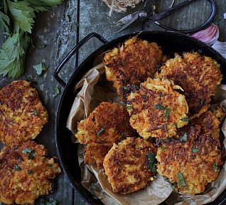 Placičky z kořenové zeleniny