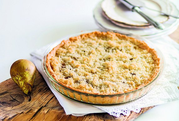 Francouzský koláč s hruškami