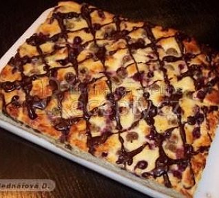 Vanilkovo-kokosové kynuté řezy