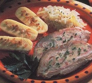 Nadívaný vepřový bůček