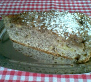 Makový koláč s rebarborou