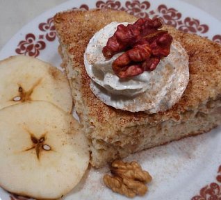 Jablečný (ovocný) nákyp z ovesných vloček