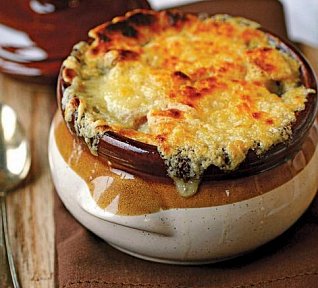 Francouzská gratinovaná cibulačka