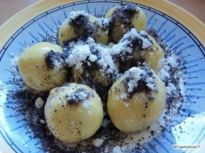 Ovocné knedlíky z krupicové kaše