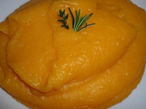 Bramborovo-dýňová kaše s bylinkami