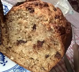 Banánový chlebíček bez másla - vláčný