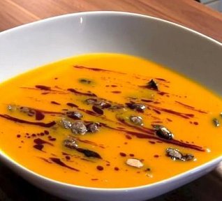 Krém z dýně hókaidó