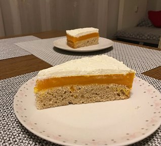 Dýňové pudinkové řezy