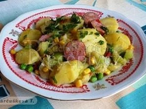 Klobása na zelenině