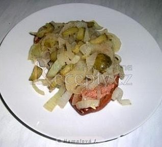 Pálivá topinka cibulka