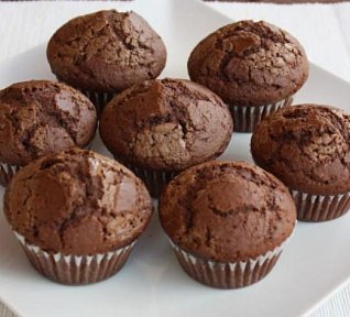 Čokoládové muffiny Čokoládové muffiny