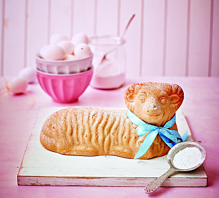 Ořechový celozrnný beránek