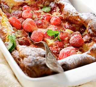 Bublanina s jahodami