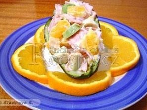 Válka barev - předkrm z avokáda