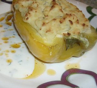 Večeře na zahradě - papriky