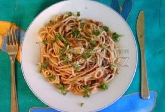 Papáčkovy špagety (těstoviny)