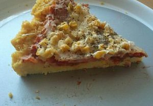 Pizza z polenty - zdravě