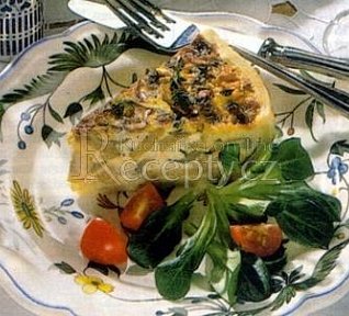 Žampionový koláč