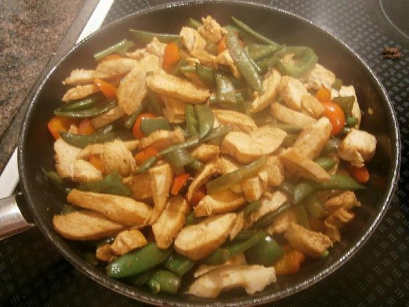 Asijská plněná omeleta